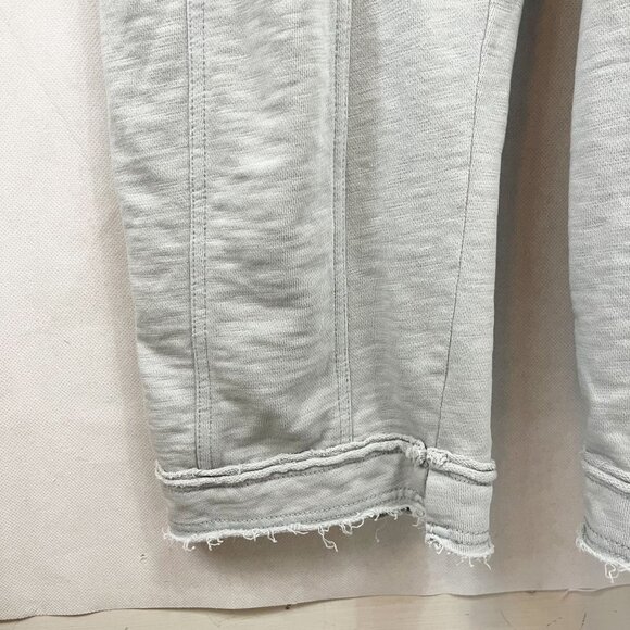 Anthropologie Daily Practice Landing Jumpsuit Gray Pockets V-Neck - Size Large - Picture 5 of 9